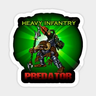 HEAVY INFANTRY PREDATOR Sticker